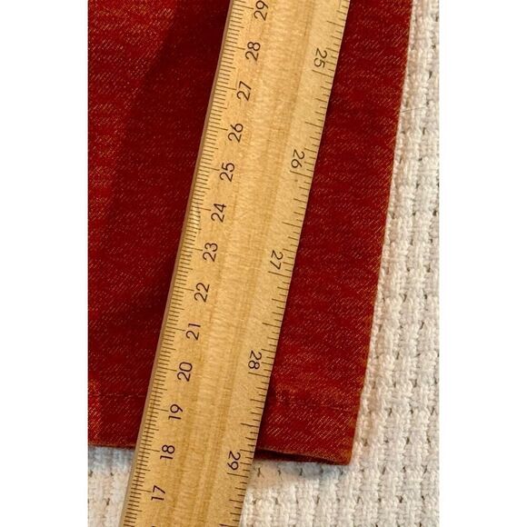 Prana Pattern Rust Kayla Stretch Straight Leg Performance Jeans Women's Size 4 - Picture 5 of 7